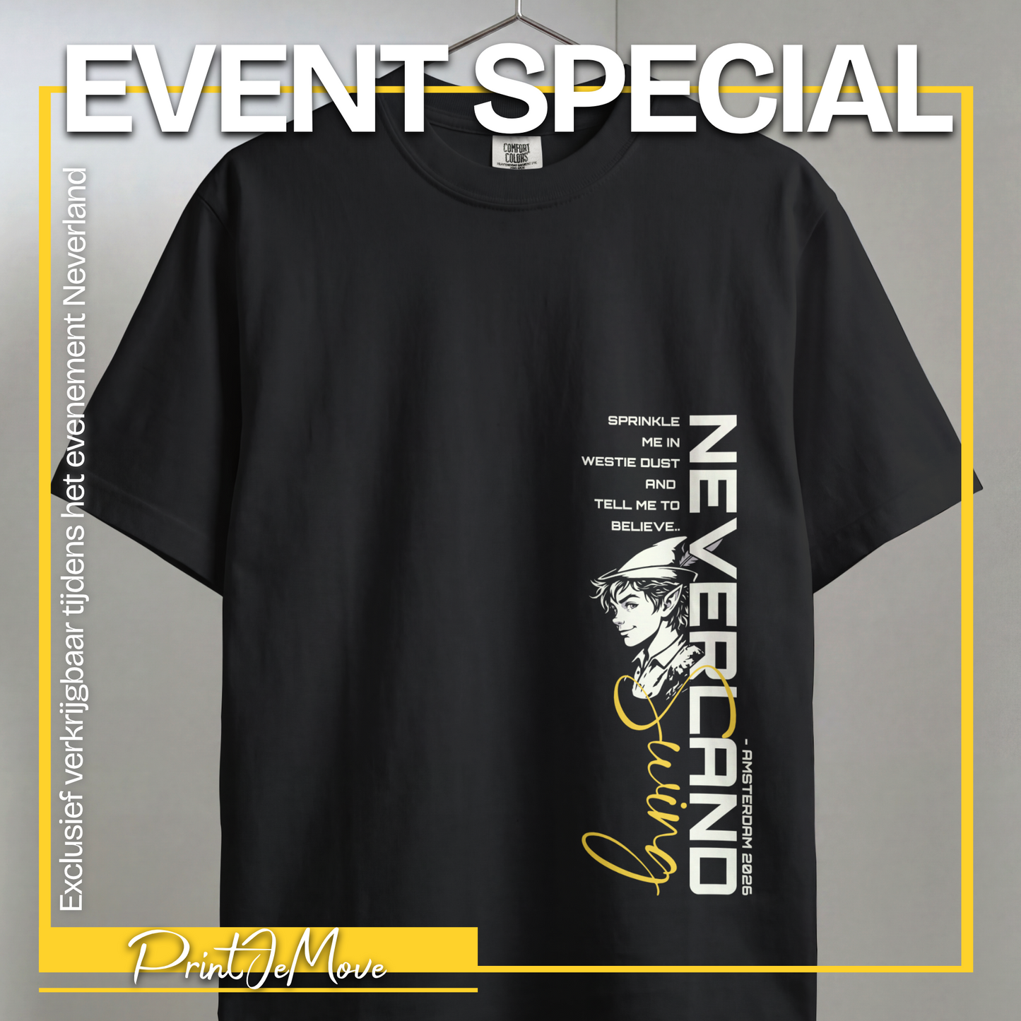 T-Shirt Neverland 2026 editie